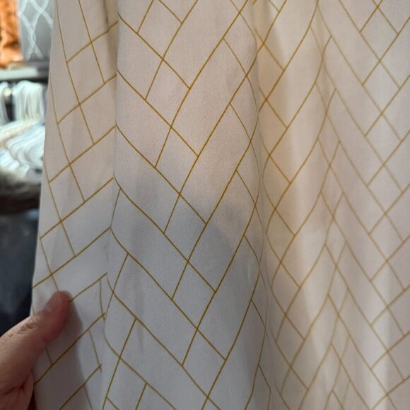 A New Day - button up dress shirt, mustard & cream - Picture 2 of 6